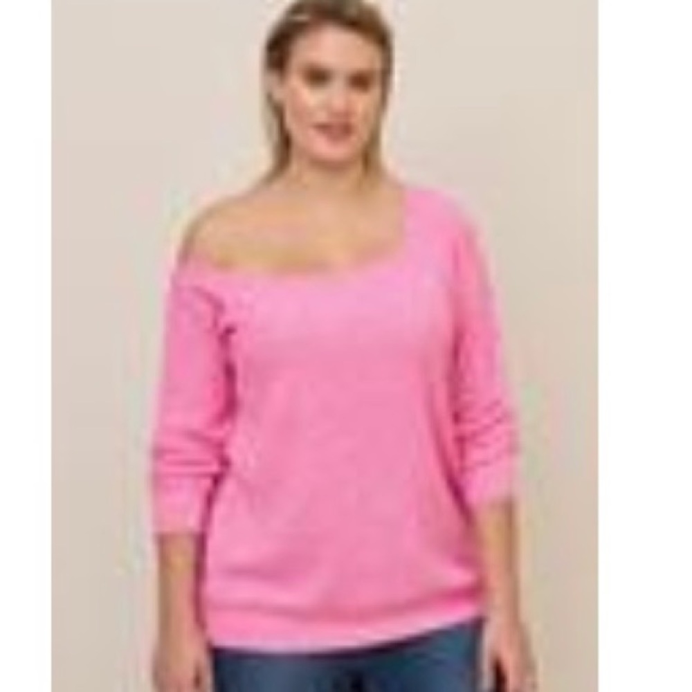 Pink off the shoulder tunic